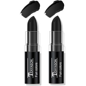2Pcs Body Paint Eye Black Stick,Balck Makeup Paint Eyeblack for Baseball/Football/Halloween/Costume Accessories Vampire/Clown/Skull Makeup Cream Face Body Paint Easy to Blend-Black