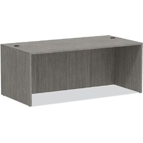 Alera ALEVA217236GY 71 in. x 35.5 in. x 29.63 in. Valencia Series Straight Front Desk Shell - Gray