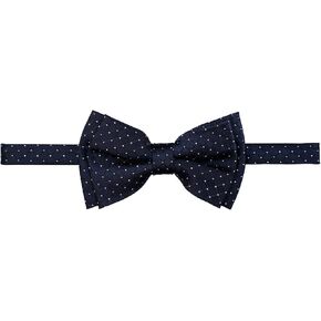 Retreez Check Textured Woven Microfiber Pre-tied Boy's Bow Tie
