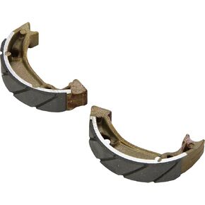 EBC Brakes 333G Water Grooved Brake Shoe, Silver, One-Size
