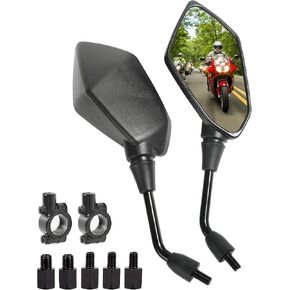 Bike Rear View Mirror,Motorcycle Mirror,Double Take Mirrors,Car Accessories ATV Mirror,Motorcycle Rear View Mirrors for 7/8" Handlebar Mount,Side Mirrors for Bike,Motorcycle,ATV,UTV
