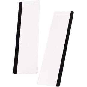 2pcs Computer Memo Board Computer Memo Pad Computer Monitors Message Board Computer Message Board Hanging Blank Sign Monitor Memo Board Memo Side Panel Note Cupboard No Card Slot