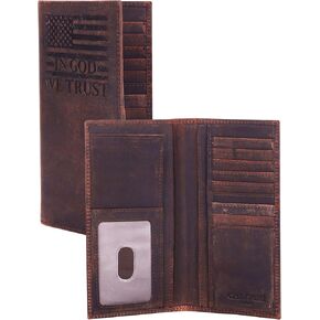 CALGARI® Italian Leather Checkbook Cover | For Men and Women | Checkbook Holder | RFID Protected
