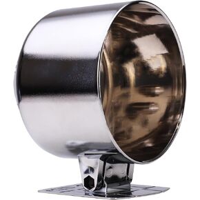 Universal 85mm 3-3/8" Silver Single Gauge Dashboard Pod Mounting Cup & Stand for Automobile Boat