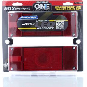 Optronics TLL0016RK ONE LED Low Profile Marine Tail Light