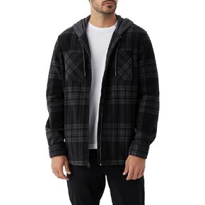 Hang Ten Mens Hooded Zip Fleece - Comfortable Hooded Sweatshirt for Men - Relaxed Fit with Front Pockets