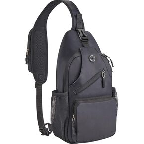Crossbody Sling Bag Unisex-Adult Shoulder Backpack Chest Bag Travel Hiking Daypack