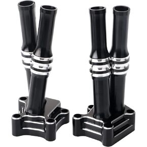 Aluminum Pushrod Tube and Lifter Block Cover For Harley Twin Cam Street Glide Electra Glide Road king Dyna Softail Fatboy 1999-2017 Black