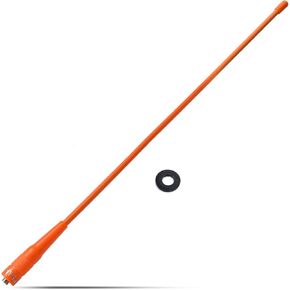 HYS-771N 2 Way Radio Antenna 15.6" VHF/UHF Dual Band 144/430Mhz SMA-Female Antenna for Kenwood TK-360 TK-370 WOUXUN Baofeng/Pufeng Walkie Talkie Radio