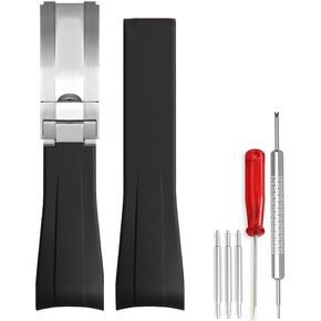 Wentokye Rubber Watch Band For Casio AQ-S810W AEQ-110 18mm Black Resin Strap Replacement