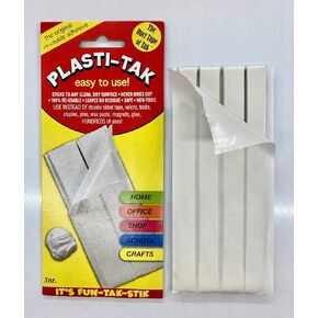 3oz PLASTI-TAK #99 Reusable Adhesive Sticks to Any Clean Dry Surface,