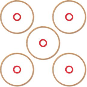 5 Pcs 16010-883-015 Carburetor Bowl Gasket Kit, Carburetor Gasket, Lawn mower Parts Carburetor Parts, Compatible with Honda Gcv160 Gcv190 G150 G200 G300 G400 Gc135 Gc160 Gc190
