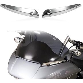 Windshield Trim, PSLER Motorcycle Windshield Side Trim for Road Glide Ultra FLTRU FLTRX Special FLTRXS 2015-2022, Chrome