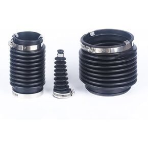 Bellows Kit - With U-Joint Exhaust Shift Cable Bellows Gasket for Mercruiser Alpha One Gen 2,Replace 18654A1 74639A2 816431A1 27-94996Q2 (3-piece set)