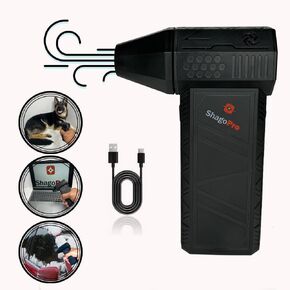 Turbo Jet Fan Handheld - Powerful and Portable Air Blower for Multi-Purpose Use. Pocket air Blaster. Barber Air Duster. Car Drying Blower. Handheld Fan. Mini Jet Blower. Mini Turbo Fan.