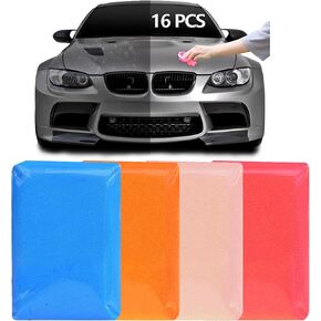 16 Pack Clay Bar Kit 800g Clay Bars Auto Detailing Car Clay Bar No Scratch Magic Clay Bars Detailing Cleaner Kit for Car Wash Car Detailing Clean,Rv, Bus,Glass Cleaning
