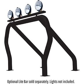 Go Rhino 9109370SSB Bed Bars Complete Kit - Single Bar/Single Kicker (Between wheel wells) - Black for 79-11 Mazda, Isuzu, GMC, Ford, Nissan, Toyota, Jeep