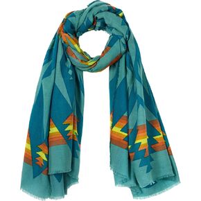 Pendleton Unisex Oversized Feathweight Wool Scarf, Pasco Bright, One Size