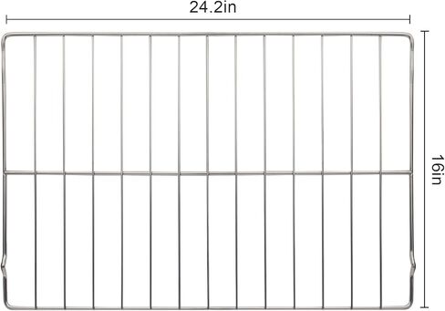 316496201 Oven Rack Unit for GE Range Oven 316404501, 316496202, Replacement Oven Rack 24.2" x 16" （2 Pack) in Kuwait