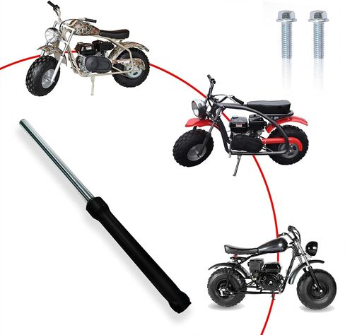 Black Shock Absorber Front fork Suspension for Coleman CT200U BT200X CT200UEX 196cc Hisun 200-3 200-7, Axis M200 Mini bike in Saudi Arabia