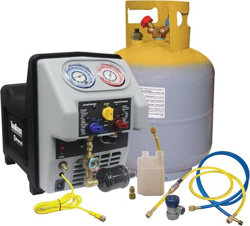 69365 Twin Turbo Refrigerant Recovery System with 50 LB Dot Tank, 1 Pack in Saudi Arabia