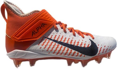 Nike Alpha Menace Pro 2 Mid BV3945-103 White-Total Orange-Black Men's Football Cleats 12 US in Saudi Arabia