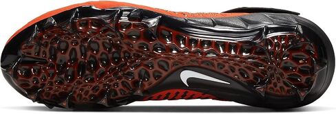 حذاء Nike Alpha Menace Pro 2 Mid لكرة القدم للرجال برتقالي/أسود/أبيض AQ3209-801 مقاس 8 أمريكي in Saudi Arabia