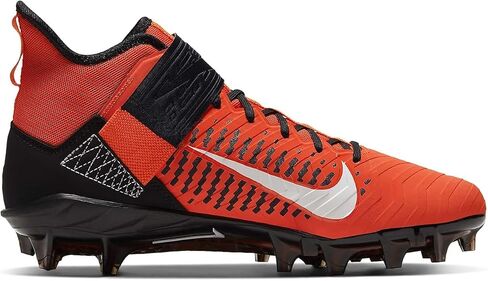 حذاء Nike Alpha Menace Pro 2 Mid لكرة القدم للرجال برتقالي/أسود/أبيض AQ3209-801 مقاس 8 أمريكي in Saudi Arabia