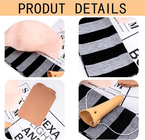 4Pcs Adults Costume Accessories Black and Grey Striped Men's Scarf Cosplay Accessories in Saudi Arabia