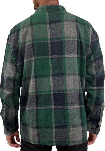 قمصان رجالي من الفلانيل، قمصان كاجوال بأكمام طويلة وأزرار سفلية، وسترات خفيفة الوزن مع جيوب in Kuwait