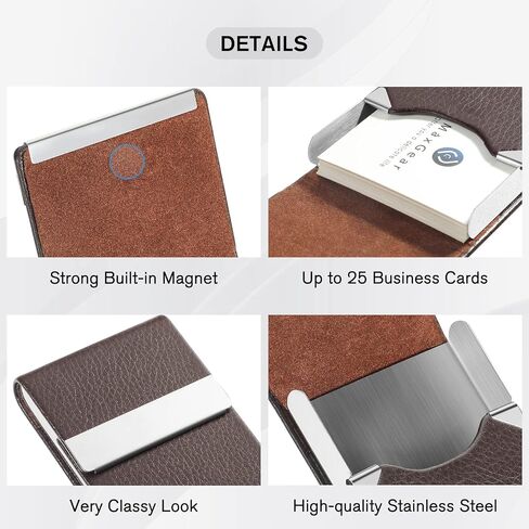 MaxGear Business Card Holder for Men or Women, Home & Office in Saudi Arabia