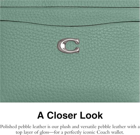 Coach Essential Card Case, Aquamarine in Saudi Arabia