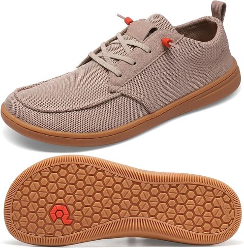 Men's Barefoot Wide Toe Box Shoes - Minimalist Barefoot Shoes with Zero Drop Sole Extra Wide Slip on Walking Shoes for Men in Saudi Arabia