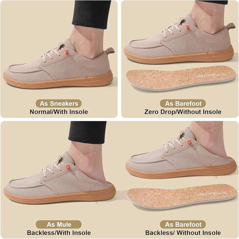 أحذية رجالي بمقدمة عريضة حافية القدم - أحذية حافية القدم بسيطة مع نعل منسدل صفر أحذية مشي واسعة للغاية للرجال in Kuwait