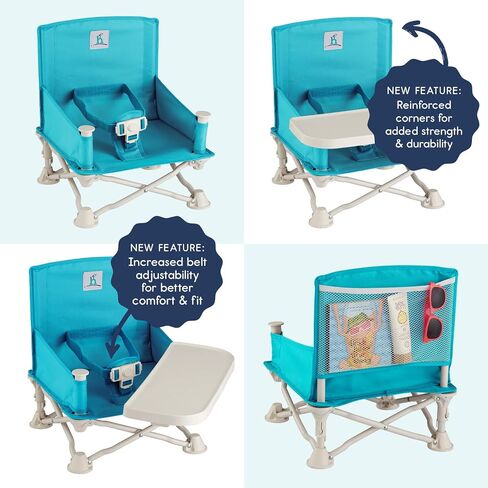 OmniBoost Booster Seat with Tray, Travel High Chair, Baby Chair, Grey in Saudi Arabia