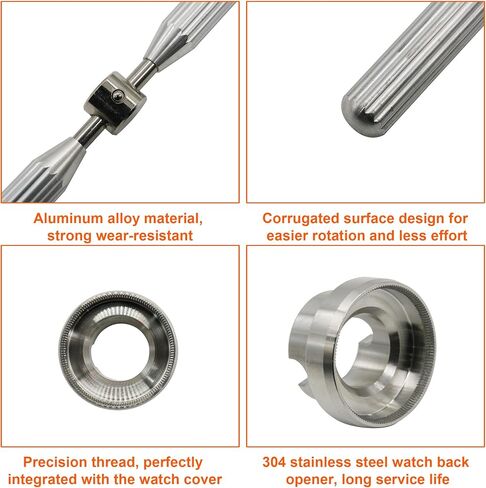 Watch Back Opener Tool Kit, Stainless Steel 5537 Case Back Remover for Rolex/Tudor 29.5mm/ 36.5mm in Saudi Arabia