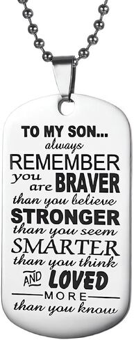 إلى My-Son-Pocket-Watch-Gifts for Son أفضل الهدايا له، هدايا عيد ميلاد من الزوجة، هدايا التخرج للرجال، ساعة جيب منقوشة مع صندوق للرجال مع سلسلة قلادة in Saudi Arabia