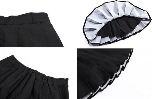 Girls Women's Pleated Skirt, High Waist School Uniform A-Line Short Skirt in Saudi Arabia