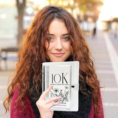 مغلف تحدي توفير المال لمدة 12 شهرًا، تحدي التوفير لمدة 12 شهرًا، مجلد توفير المال، كتاب تحديات توفير المال، مخطط توفير المال، منظم الميزانية in Saudi Arabia