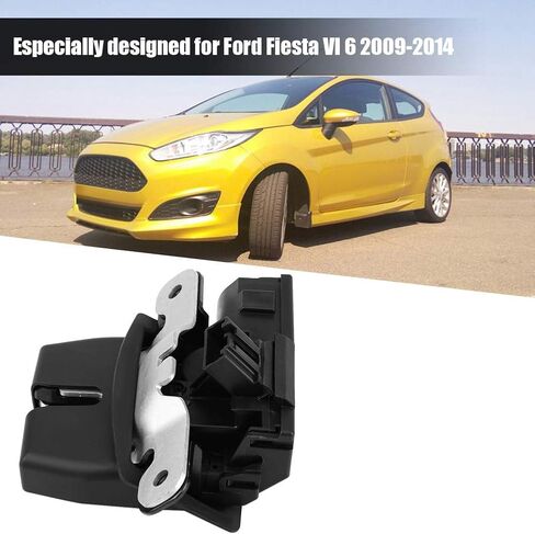 Qiilu مزلاج قفل الباب الخلفي DK5162310D قفل صندوق السيارة والأمتعة لـ Fiesta VI 6 2009-2014 in Saudi Arabia