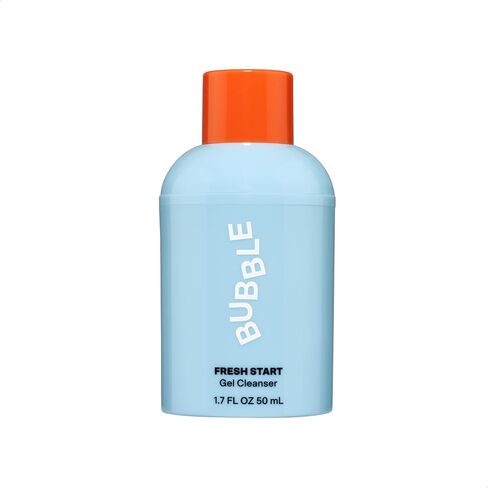 Bubble Skincare Fresh Start Gel Cleanser - Gentle Exfoliating Face Wash for Oily Skin - Formulated with Aloe Vera Juice + Caffeine to Protect and Soothe Complexion (50ml) in Saudi Arabia