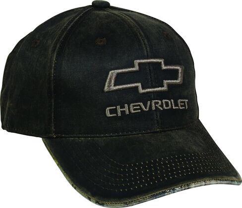 Outdoor Cap Men's Chevrolet Weathered Cap with Under Visor, Brown/Realtree Xtra, One Size in Saudi Arabia