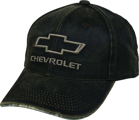 Outdoor Cap Men's Chevrolet Weathered Cap with Under Visor, Brown/Realtree Xtra, One Size in Saudi Arabia