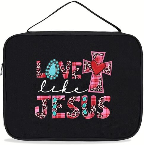 Bible Case for Girls Bible Cover for Women,Bible Carrying Case for Women,Carrying Bible Book Case Holder Church Bag Protective with Handle Pocket,Christian Gift for Women Mother Girls Pink in Saudi Arabia