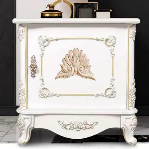 2PCS Wood Carving Decal Unpainted Wood Onlay Appliques Wood Carved Furniture DIY Appliques Onlays for Wall Bed Door Wardrobe Cabinet Furniture Decor(07,10.5x7.5cm/4.13x2.95") in Saudi Arabia