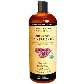 Mary Tylor Naturals Organic Castor Oil 16 oz — USDA Certified Cold Pressed, Hexane Free, 100% Pure and Natural