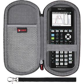 Hard Case Compatible with Texas Instruments TI-84 Plus CE/TI-84 Plus/TI-89 / TI-83 / TI-30XS / TI-36X Pro/TI-34 Color Graphing Calculator by XANAD (Black)