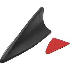 uxcell Self Adhesive Black Shark Fin Shape Roof Dummy Aerial Decorative Antenna Cover Universal Waterproof for Car