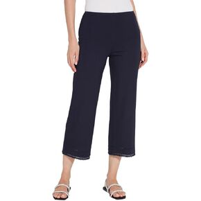 Lyssé Sienna Wide Leg Cropped Pants – Drapey Ponte Pants and Cropped Pants for Women