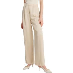 Women High Waisted Pants Trendy Wide Leg Full Length Pants with Pockets for Women Work Business Casual…